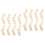 8Paren Khaki Sock Blockers Voor Breien En Display 6