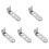 5St Multifunctionele Zilveren Motorfiets Front Spotlight Houder Stevig 4