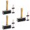 9St Zwarte Printroller Brayer Voor Schilderen En Art Printmaking Tools 9