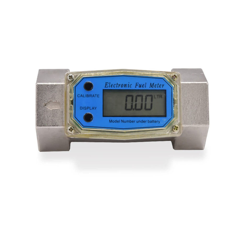 Fuel Flow Meter 1.5 Inch Digital Turbine Flowmeter 40280 L/Min Accuracy Diesel Oil 9169991286440