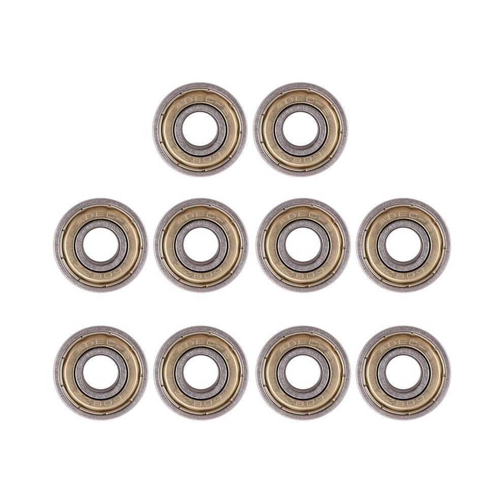 10Pcs 8 X 22 X 7Mm Skateboard Scooter Bearings Wheels Abec-5 608Zz 6031816353787