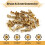 Brass 6.3 mm Connectors Female Spade Cable Terminals, 20 Piece 2