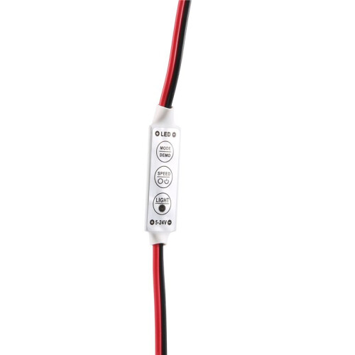 5 x 12V Wired Control Module with Strobe Flash For Car or Household LED Strip/Bulbs 2