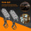 4Pcs 4 Led Amber Recovery Strobe Lights 12V 24V Orange Grill Breakdown Flashing 8