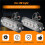4Pcs 4 Led Amber Recovery Strobe Lights 12V 24V Orange Grill Breakdown Flashing 5