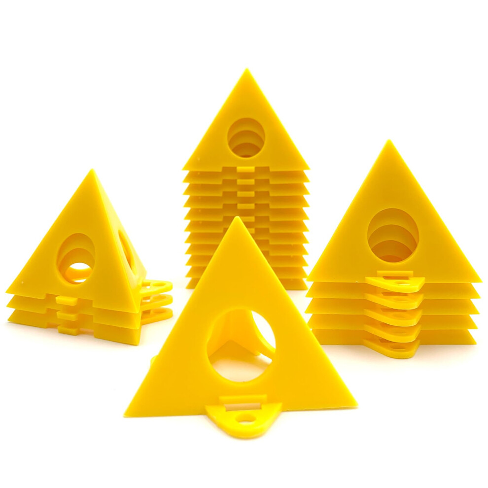 20Pcs Heavyduty Painters Pyramids With Locking Design For Cabinets And Doors, Stackable Painting Tripods Supports 250Lbs 9771547261117