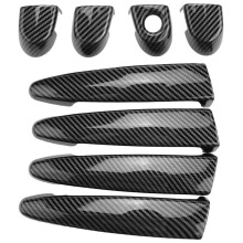 Carbon Fiber Outside Exterior Door Handle Cover For- 1 2 3 4 Series E87 E90 E91 E92 E93 F30 X1 X2 X3 X4 X5 X6 LHD