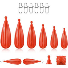 Angel Praxis Stecker Angel Wurf Stecker Baitcasting Gummi ÜBung Stecker Geeignet für Verbesserung der WurffäHigkeit, 6 StüCke