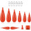 Fishing Practice Plug Fishing Casting Plug Baitcasting Rubber Practice Plug Suitable for Improving Casting Skill,6Pcs 1