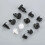 100PCS Universal Plastic  Clips Auto Car Push Retainer Pin Rivet Trim Clip Panel Auto Fastener Kit Assortment+Tool 5