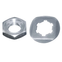 Para Banshee YFZ350 YZF600R FZS 600 Arandela de Bloqueo de Tuerca de PiñóN Delantero 90179-18020-00 / 90215-21239-00