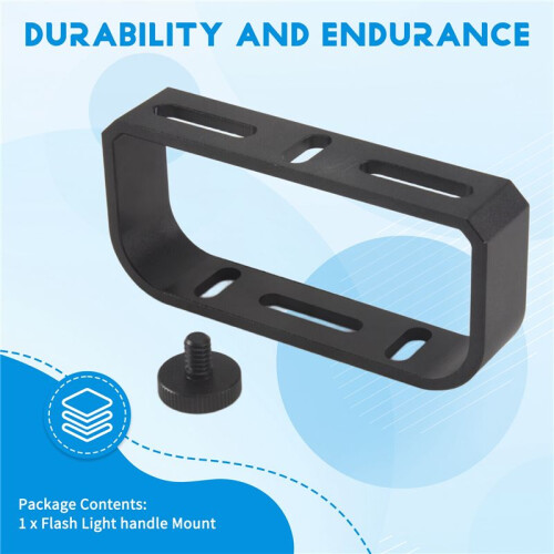 Professional Diving Photographic Flashlight Handle Mount Scuba Flash Light U-Type Handle Mount 2