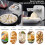Automatic Dumpling Maker Machine with Dual Dough Press Tools, Quick Empanada Pierogi Maker for Home Kitchen 5