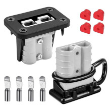 2er-Pack 6-10 Gauge 12 V Bis 36 V Batterie-Schnellanschluss/-Trennung mit Montagehalterung 50 A Kabelbaum-Stecker-Anschlusssatz