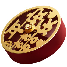 Candy Dish with Lid Elegant Compartment Candy Bowl for Wedding Reception and Festive Parties 24x6cm