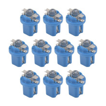 10Pcs LED Bulb Meter Dash B8-5D T5 Lamp with Holder Tuning Auto Car Light