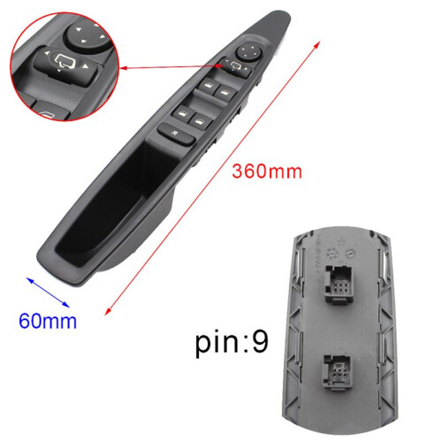 6554.HA Master Power Window Control  Car Window Lifter  for  C4 2004-2010 (Manual Mirror) 2