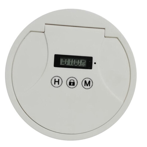 Lock Box Elettronico Timer Lock Container Multi Function  Lock Box Bin per Giocattoli Telefoni Cellulari Senza Batteria Bianca