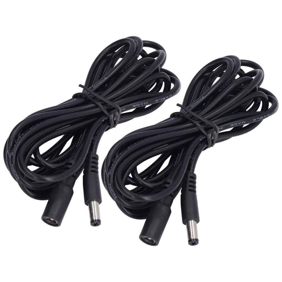 Led Extension Cable 5.5X2.1mm 12V 24V Male To Female Dc Power Cord For Led Solar Lights 9.5Ft 9169991286631