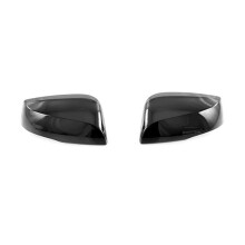 Para RAV4 2019-2024 Tampa Do Espelho Retrovisor Lateral Externo Moldagem Lateral da Porta, Preto Brilhante