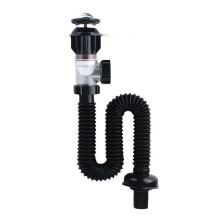 Waschbecken-Wasserrohr, Geruchshemmend, Blockierend, Universelles Waschbecken-Wasser-Set, Horizontale Wandreihe Des Waschbeckens, Um Platz zu Sparen