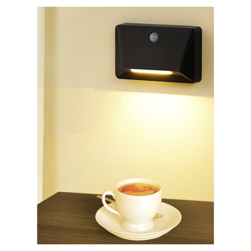 Home Corridor Night Light Human Body Sensor Light  LED Dormitory Charging Wall Light 2