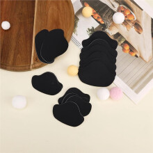 16pcs Shoe Heel Repair Patches, Self-Adhesive Inside Hole Fix Kit Leather Heel Cushion for Boots Sneakers High Heels