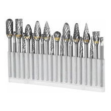 Hartmetallfräser-Set 1/8 Zoll Schaft Druckluftschleifer Rotationswerkzeug Raspelaufsätze Zubehör für Holzbearbeitung Bohren Schnitzen Gravieren
