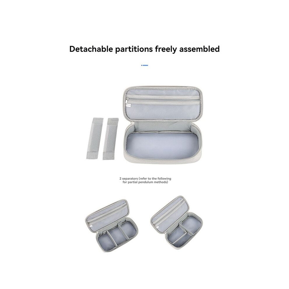 Portable Cable Organizer Waterproof Storage Bag For Power Bank Digital Cable Case Earphone Holder Case Pink 4852367086953