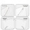 Support de Bureau Transparent en Acrylique Antidérapant pour   2010-2020 M1/M2/  M2 Pro 5