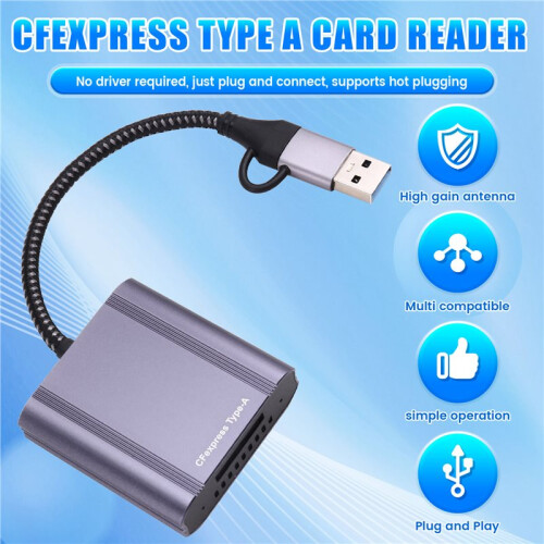 CFexpress Type A Card Reader High-Speed CFEB USB 3.2 10Gbps Card Reader  Memory Card Reader for Laptop 1
