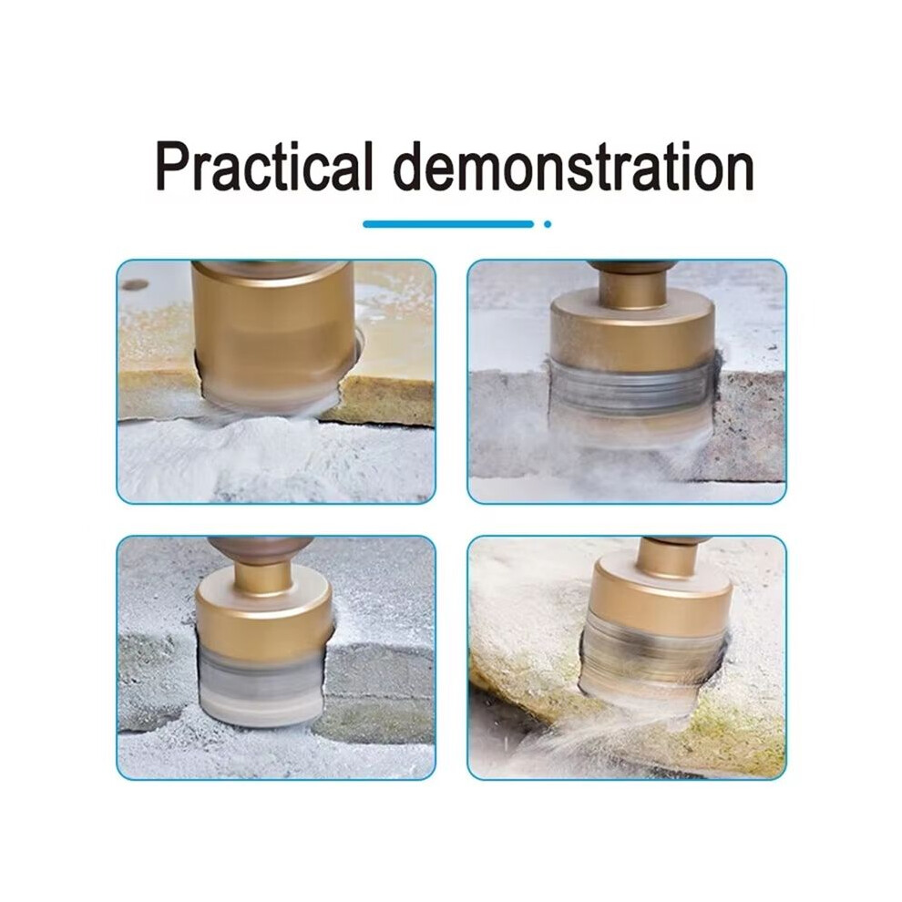 12Pc Brazing Hole Opener Marble Multi-Purpose Drilling Bit Vitrified Brick Ceramic Stone Reaming Bit Set 6-35Mm 4852537302814