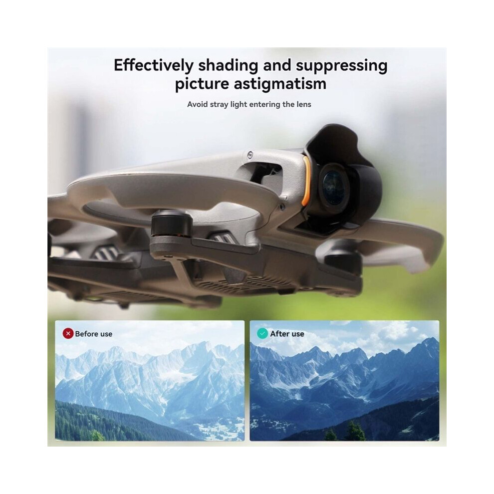 Sunnylife For Dji Avata 2 Lens Hood Gimbal Protection Anti-Glare Lens Sunshade Cover Lens Hood Drone Accessories Light 4852367078477