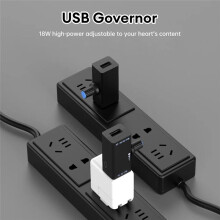 18-W-Hochleistungs-USB-Geschwindigkeitsregler, DC 5 V, 4 A, einstellbare Lüftersteuerung, Typ-C-USB-Lüfterdrehzahlregler, Radiatorzubehör