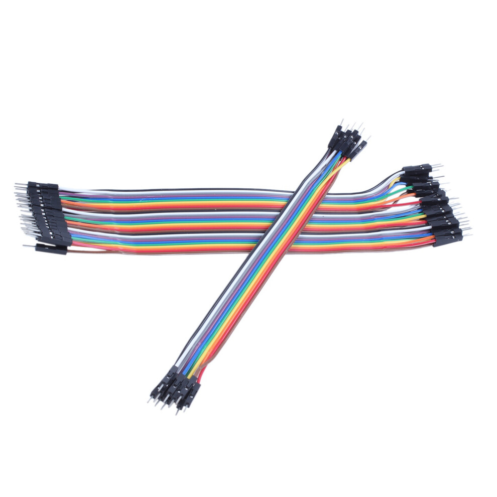 80Pcs 20Cm 2.54Mm Male To Male Breadboard Jumper Wire Cable For Arduino 4851514188731