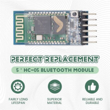 HC-05 Bluetooth Transceiver Module Master-Slave Bluetooth Expansion Board Wireless RF Slave Module for Arduino Projects