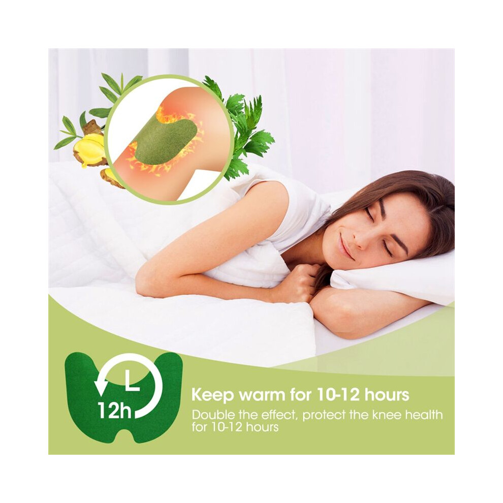 12Pc Knee Patch Lumbar Waist Patch Cervical Spine Patch Foot Patch Heat Patches Extract Continuously Warm Lumbar Patch Spactz