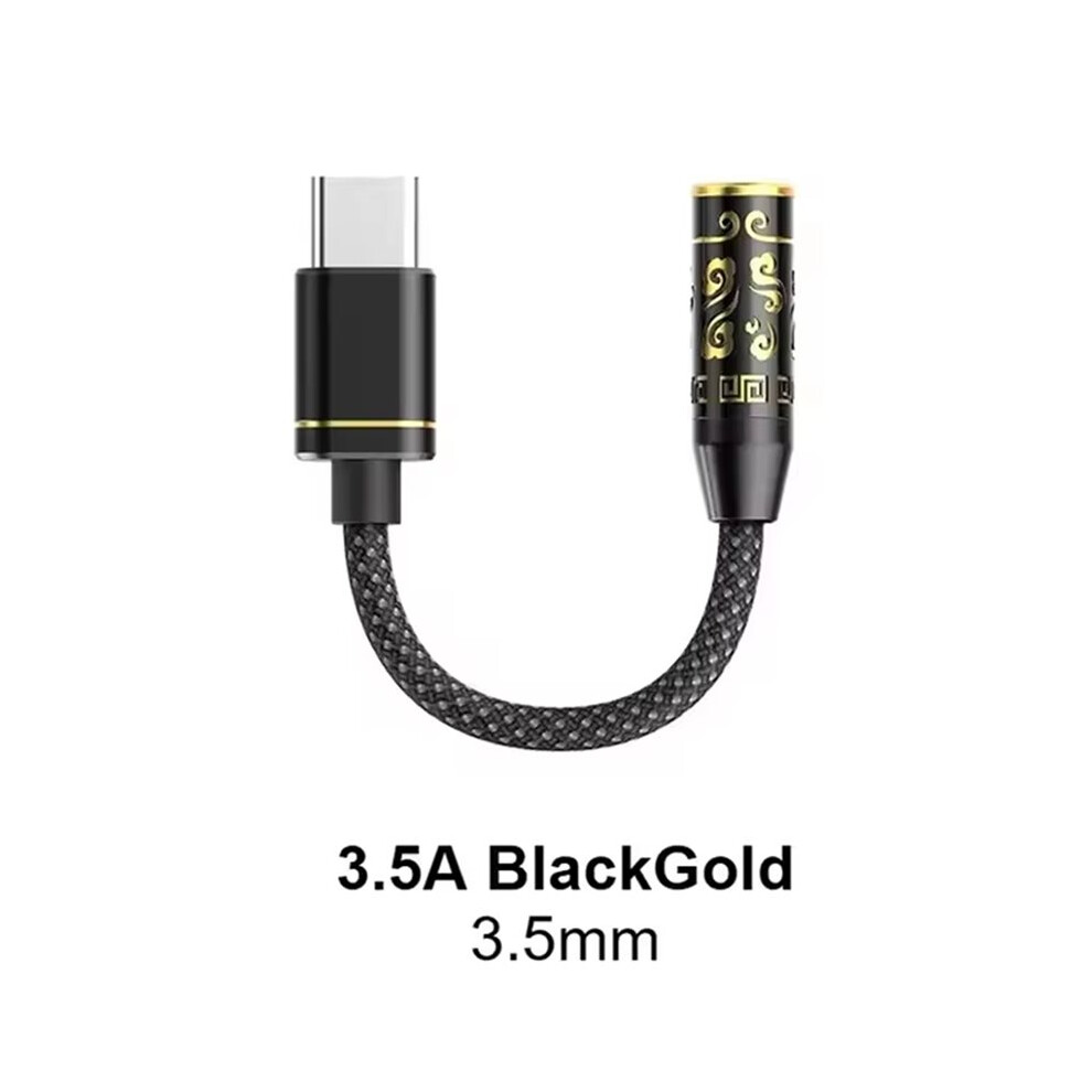 Usb Dac Amp Type-C To 3.5Mm Earphone Adapter Usb-C Cable Dsd Decoder For Android Tc 3.5Mm Decoder A 4852693595969