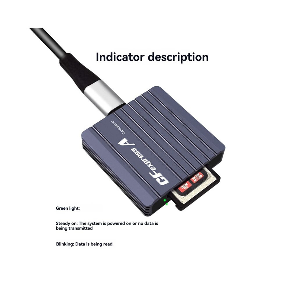 Cfexpress Type A Card Reader Cf Express Card Reader Type A Adapter Usb3.2 Gen2 10G Portable Cfexpress Reader 4852693583065