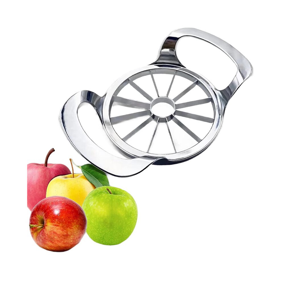 Fruit Slicer And Corer 12-Blade Stainless Steel Fruit Cutter-Frosted Handle Comfortable To Use 4852367050497