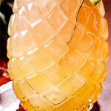 3er-Set Ananas-Cocktailgläser, geprägte Saftgläser für Cocktails und Getränke
