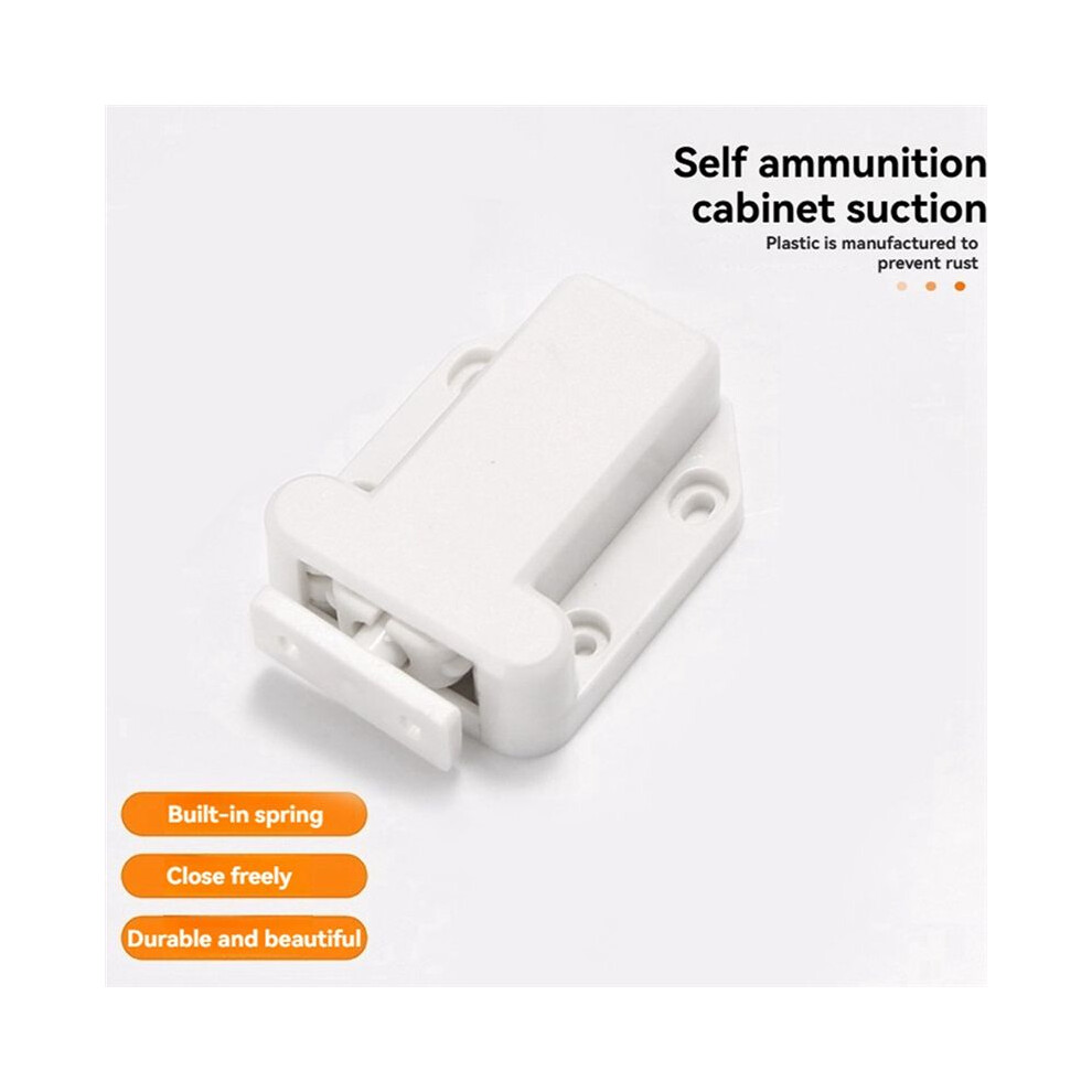 5Pcs Furniture Lock Cabinet Touch Latch With Function Push To Open Catch Lock For Cupboard Wardrobe 4852537379762
