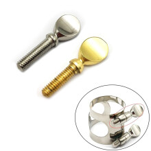 4 Stück Sax-Halsschrauben-Befestigungsschrauben, kompatibel mit Saxophon, Bassklarinette und Zubehör (Silber)