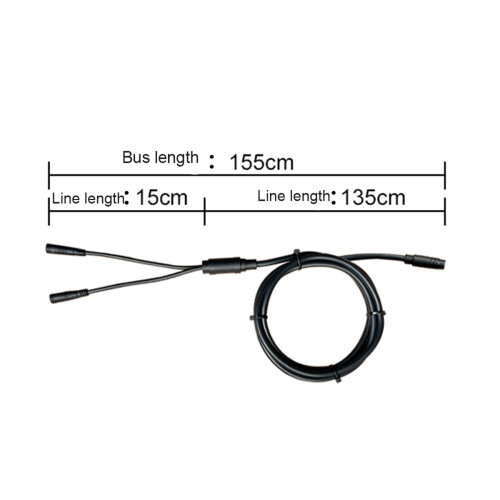 Universal 1T2 Cable Wire 1In2 Bus Cable for KT EBike Mid-Drive Motor Bicycle Modification Accessories 1