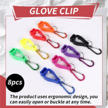 Stück Handschuhclips für Arbeitshandschuhe, Handschuhgürtelclips mit Metallkarabinern für Bauarbeiterschutz