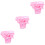 3Pièces Couches Légères Rose Usage Intérieur Réutilisables 7
