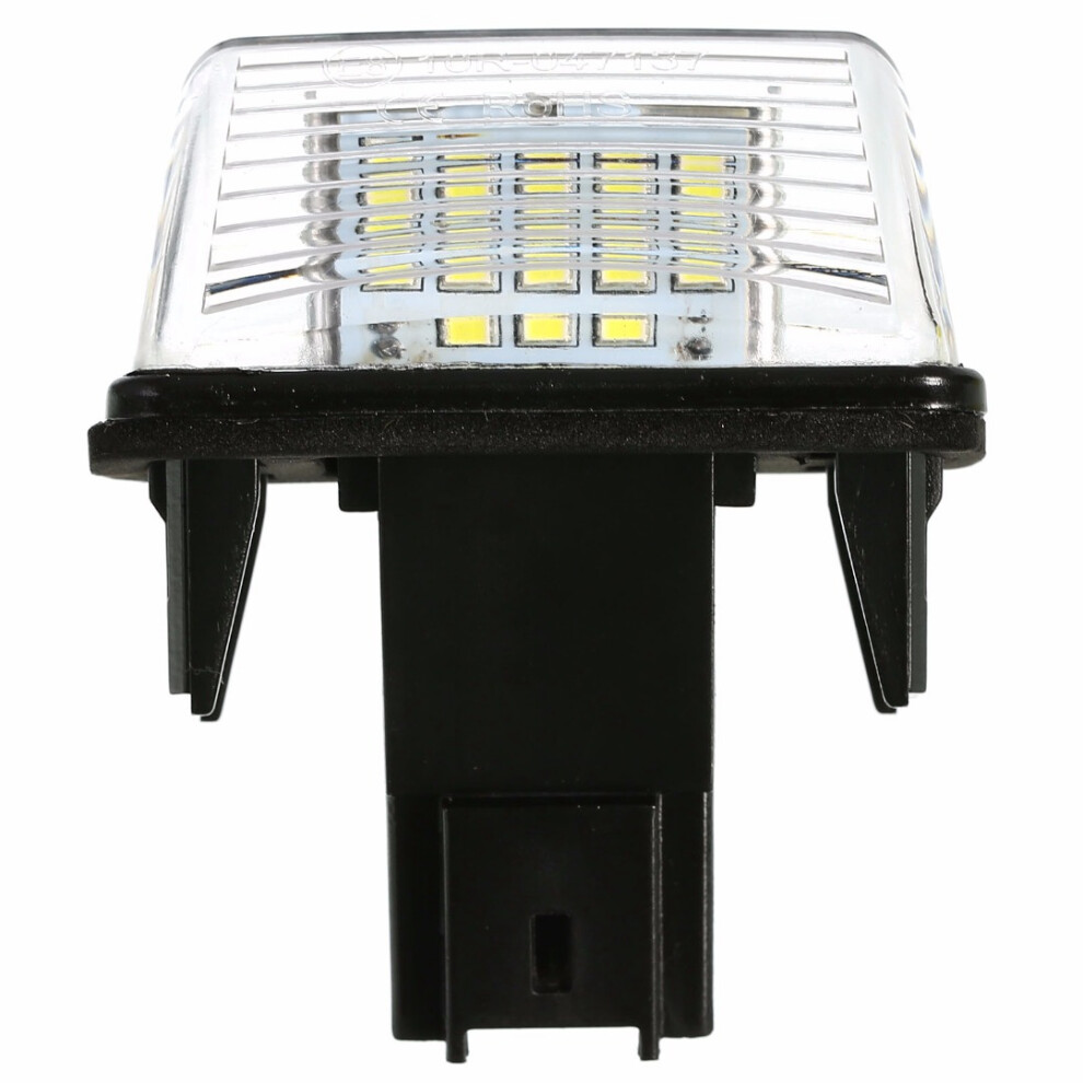 12V 6500K 18Led License Plate Bright Lamp License Plate For Peugeot 206/307/308 For Citroen C3/C4/C5 Light/White 4852537363716