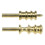 2pcs Leather Burnisher/Slicker, Brass Leather  Ironing- for Leather Slicker Burnishing Brass Burnish Tools 2