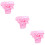 3Pièces Couches Légères Rose Usage Intérieur Réutilisables 11
