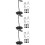3Ensembles Porte-Figurines Noir Base Splicable Et Flexible 8